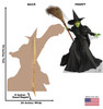 Wicked Witch of the West - Wizard of Oz 75th Anniversary - Cardboard Cutout