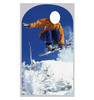 Life-size Snowboarding Standin Cardboard Standup