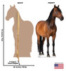 Life-size Horse 2 Cardboard Cutout