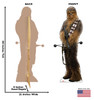 Chewbacca™ Holding Bow  -Star Wars VIII The Last Jedi Cardboard Cutout 2542