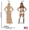 Kairi Sane Life-size cardboard standee front and back with dimensions.