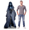 Life-size cardboard standee of The Corpse Bride with model.