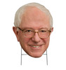 Outdoor coroplast big head of Bernie Sanders with H-Stake