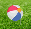 Coroplast outdoor yard sign icon of a beach ball.