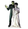 Life-size cardboard standee of Frankenstein & His Bride from Universals Monsters Collections.