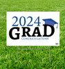 Coroplast outdoor sign for your GRAD 2024.