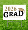 Coroplast outdoor sign for your GRAD 2026.