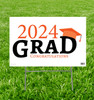 Coroplast outdoor sign for your GRAD 2024.
