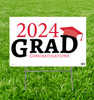 Coroplast outdoor sign for your GRAD 2024.