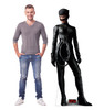 Life-size cardboard standee of Catwoman 02 with model.