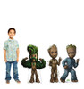 Life-size Cardboard standee of I am Groot Set of 3 with model.