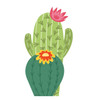 Life-size cardboard standee of a Group Cactus 40 inches tall.