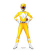 Life-size cardboard standee of Yellow Power Ranger.