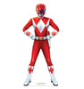 Life-size cardboard standee of Red Power Ranger.