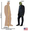 Life-size cardboard standee of Talos with back and front dimensions.