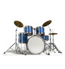 Life-size cardboard standee of a Drum Set.