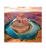 Life-size cardboard standee of a Horseshoe Bend Backdrop.