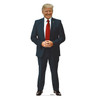 Life-size outdoor coroplast standee of President Donald Trump.