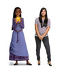 Life-size cardboard standee of Asha and Star with model.