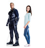 Life-size cardboard standee of King Orm with model.