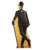 Life-size cardboard standee of a Top Hat Skeleton.