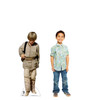 Life-size cardboard standee of Anakin Skywalker™ with model.