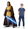 Life-size cardboard standee of Jedi Master Sol with model.