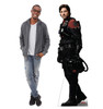 Life-size Cardboard standee of Cassian Andor (Sienar Test Pilot) with model.