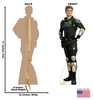 Life-size Cardboard standee of Adrian Chase Vigilante with back and front dimensions.