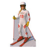 Life-size Cardboard standee of an Olympic Downhill Skier Female.