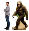 Life-size Cardboard standee of Bigfoot Walking with model.