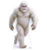 Life-size Cardboard standee of a Snow Yeti.