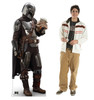 Life-size Cardboard standee of The Mandalorian™ & Grogu™ Gaze with model.