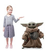 Life-size Cardboard standee of Grogu™ (Mandalorian Apprentice) with model.
