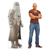 Life-size Cardboard standee of Imperial Remnant Snowtrooper™ with model.