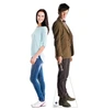 Life-size Cardboard standee of the Eleventh Doctor Who with model.