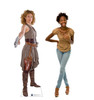 Life-size Cardboard standee of River Song with model.