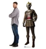 Life-size Cardboard standee of Silurian with model.