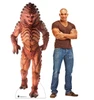 Life-size Cardboard standee of Zygon with model.