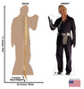 Life-size Cardboard standee of Ood Sigma with back and front dimensions.