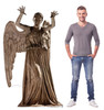 Life-size Cardboard standee of Screaming Angel with model.