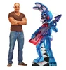 Life-size Cardboard standee of Toy Bonnie with model.
