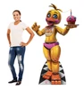 Life-size Cardboard standee of Toy Chica with model.
