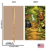 Rain Forest Jungle Animals (Vacation Bible School) with back and front dimensions.