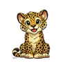 Life-size cardboard standee of a Cartoon Jaguar (Vacation Bible School).