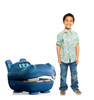 Life-size cardboard standee of Atlas with model.