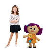 Life-size cardboard standee of Dolly with model.