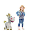 Life-size cardboard standee of Buttercup with model.