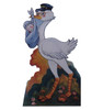 Life-size Stork with Baby Boy Cardboard Cutout