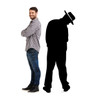 Life-size Gangster Silhouette Cardboard Standup | Cardboard Cutout 2